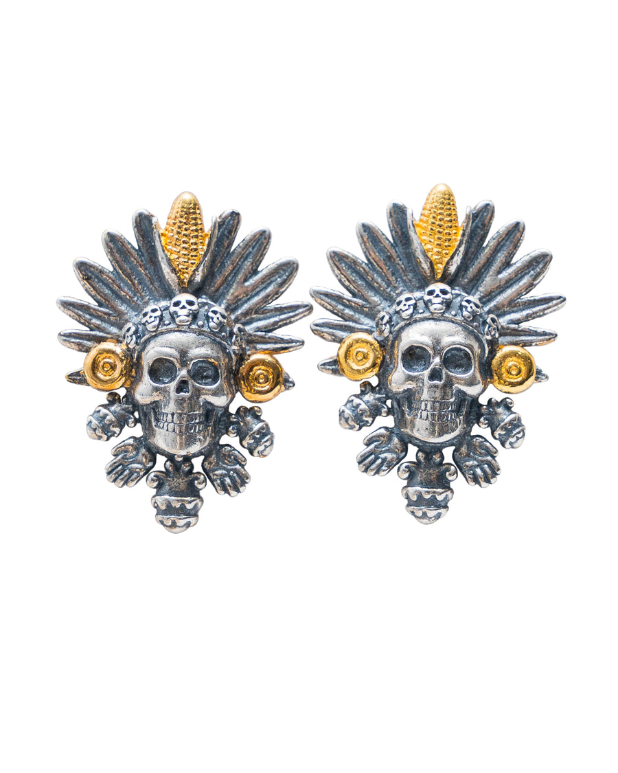 Aretes Tlaltecuhtli