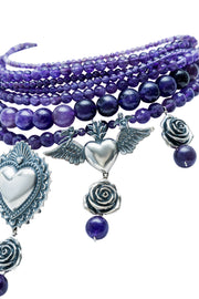 Gargantilla Promesa Violeta