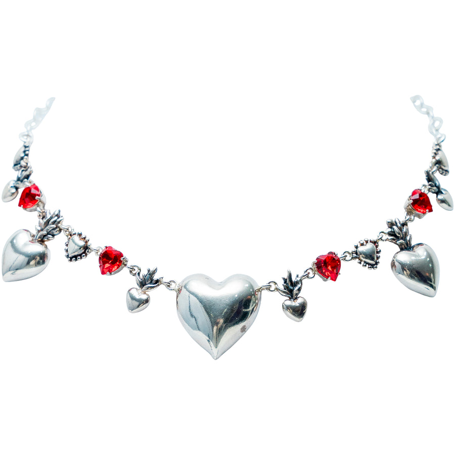 Gargantilla Corazón en Fuego