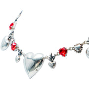 Gargantilla Corazón en Fuego