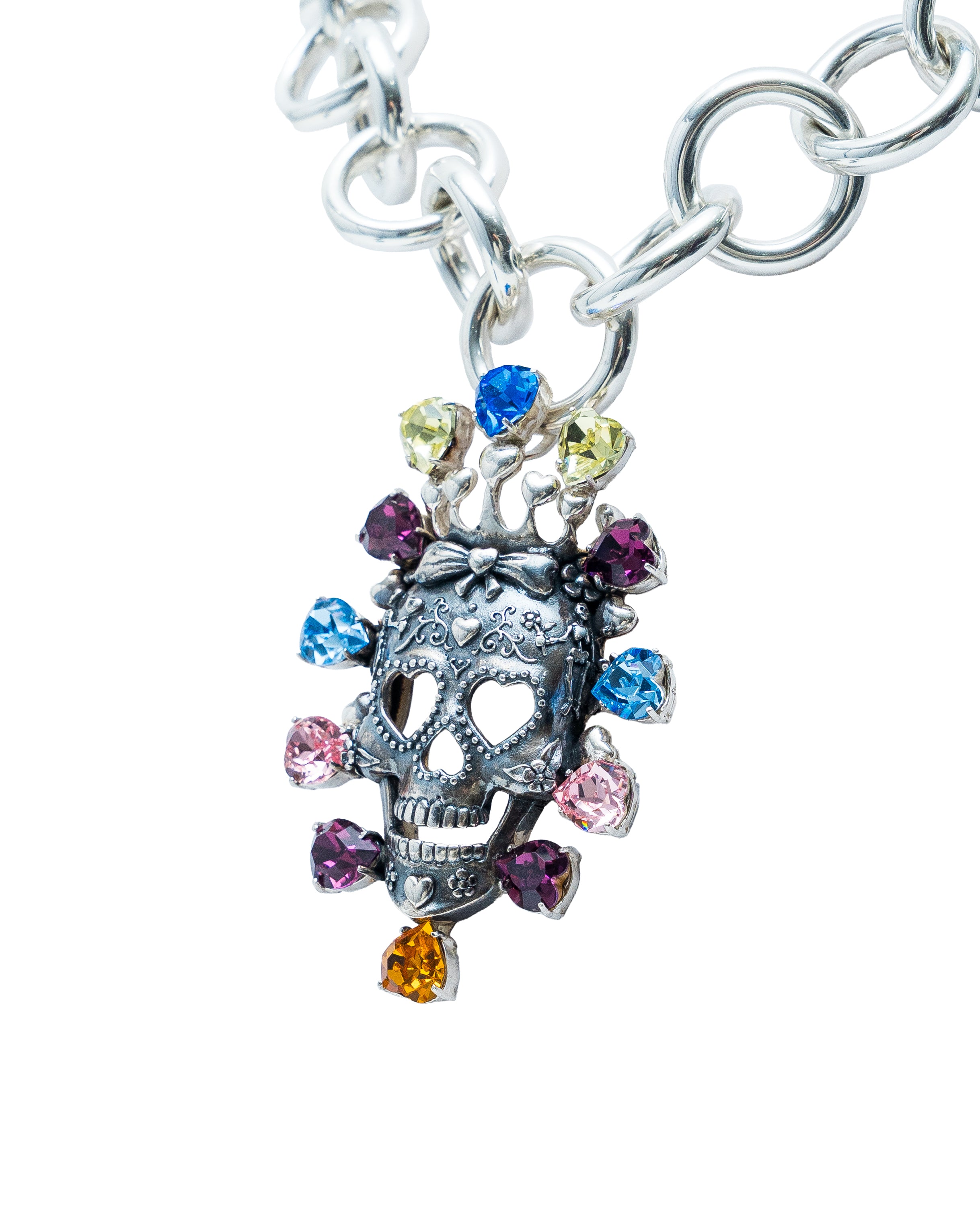 Collar Reina Rosa Colorida