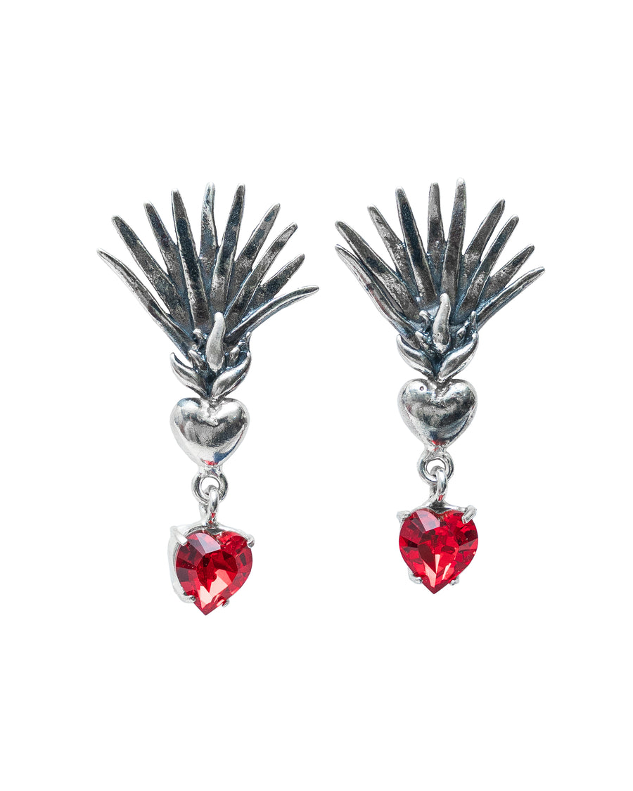 Aretes Agave en Llamas