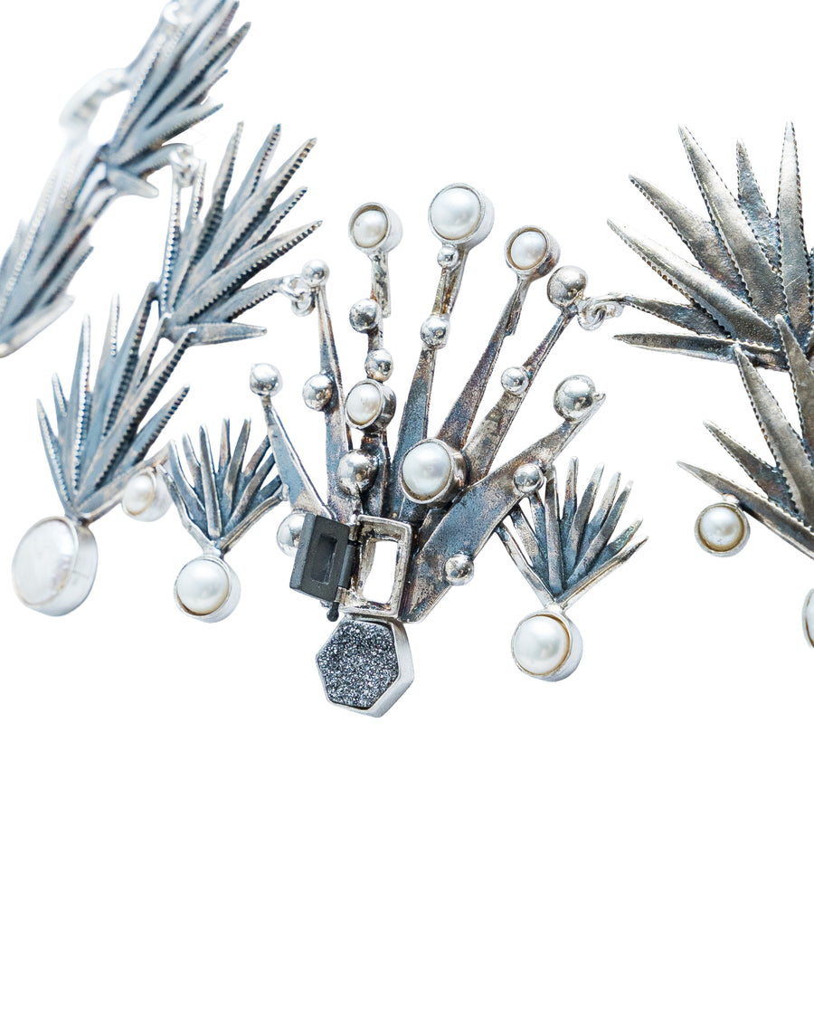 Collar Paisaje Agavero Perla