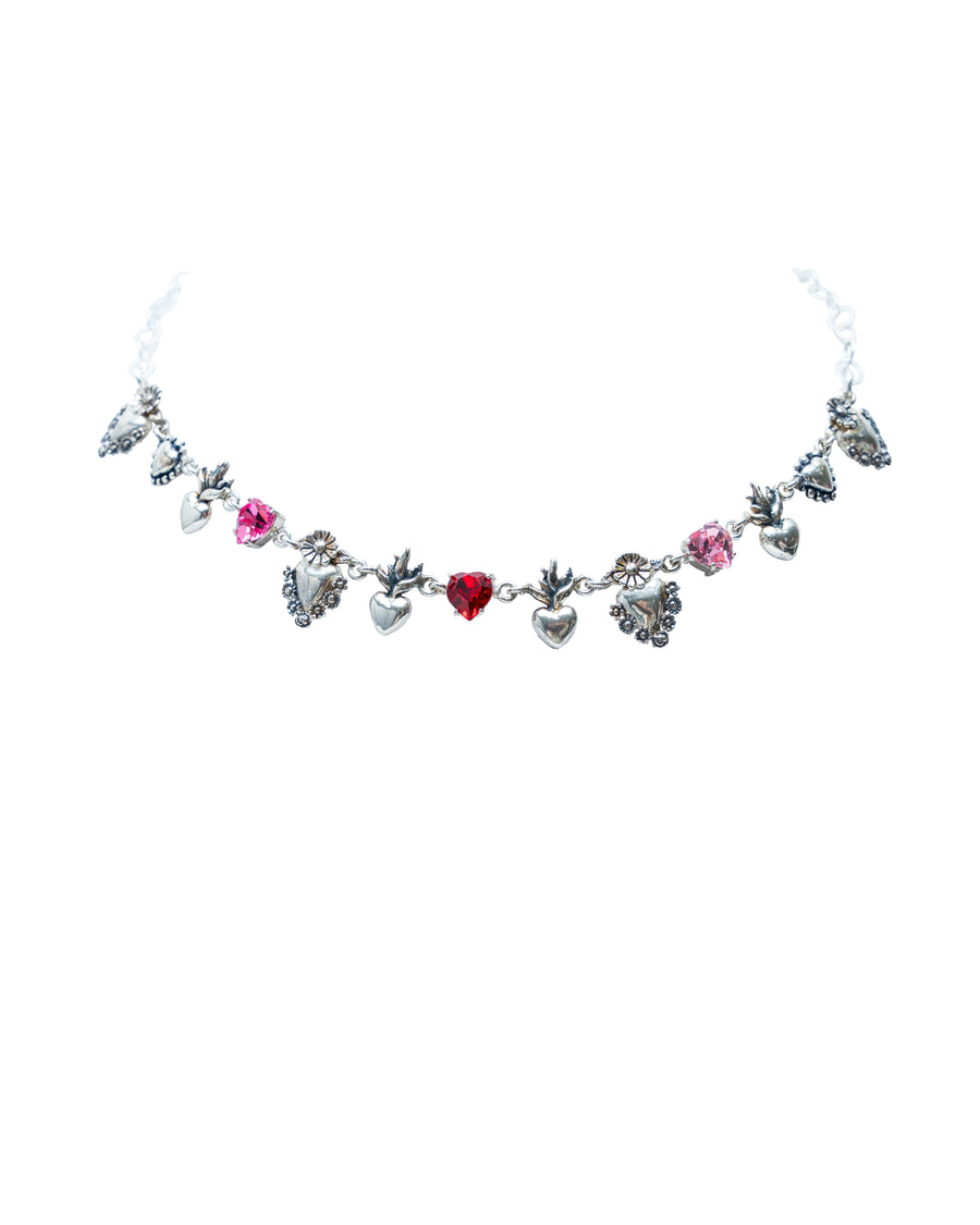 Gargantilla Corazón Rosa