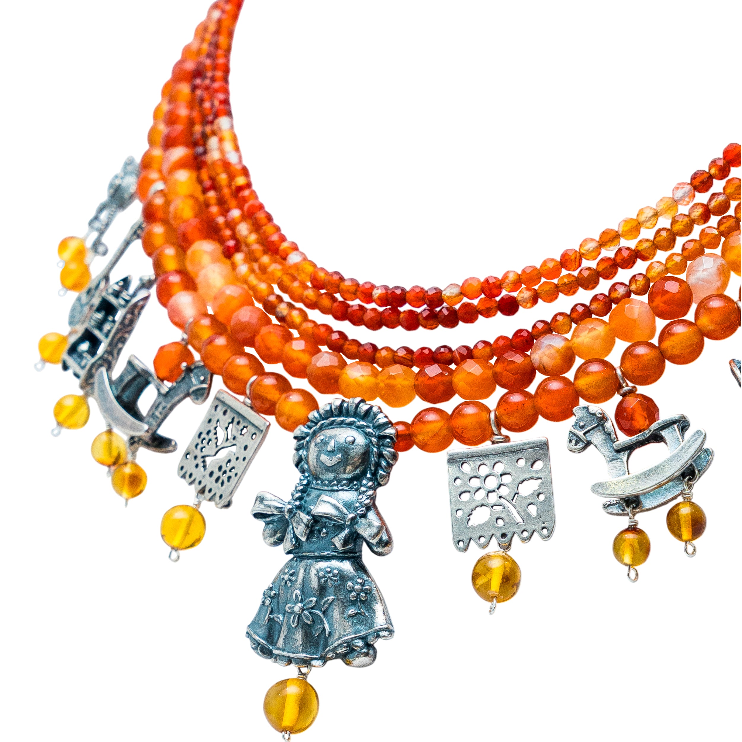 Collar Juguetes Cornalina