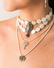 Collar Agavito entre Perlas