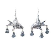 Aretes Castañuelas Marino