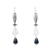 Aretes Cristales de Sal