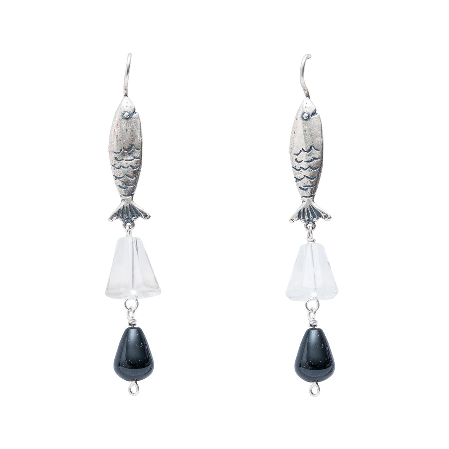 Aretes Cristales de Sal