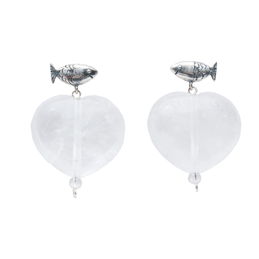 Aretes Corazón de Sal