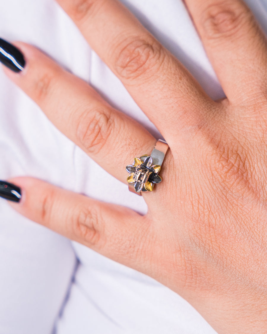 Anillo Kukulcán Flor de Viento
