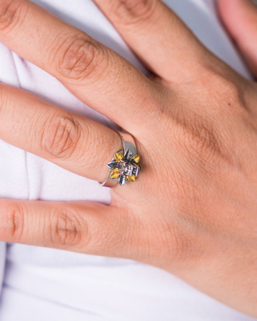 Anillo Kukulcán Flor de Viento
