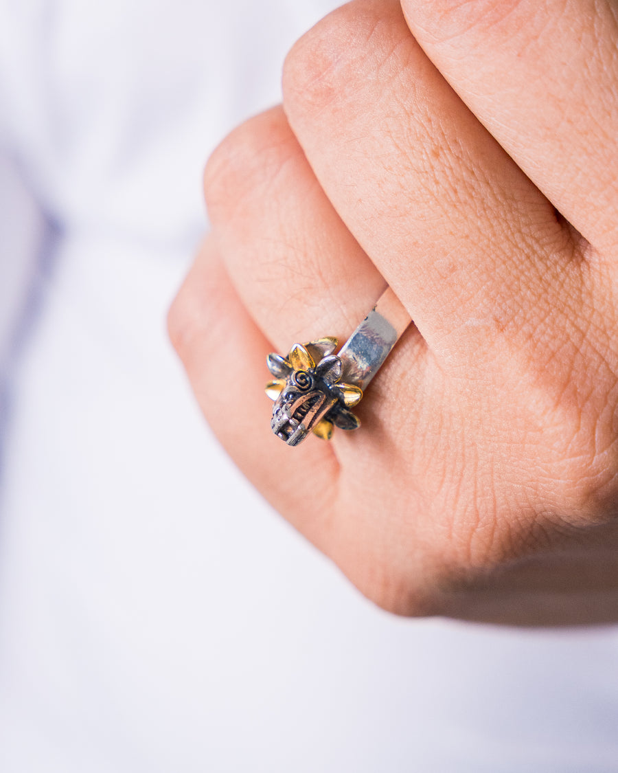 Anillo Kukulcán Flor de Viento
