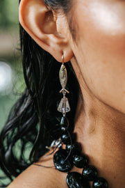 Aretes Cristales de Sal