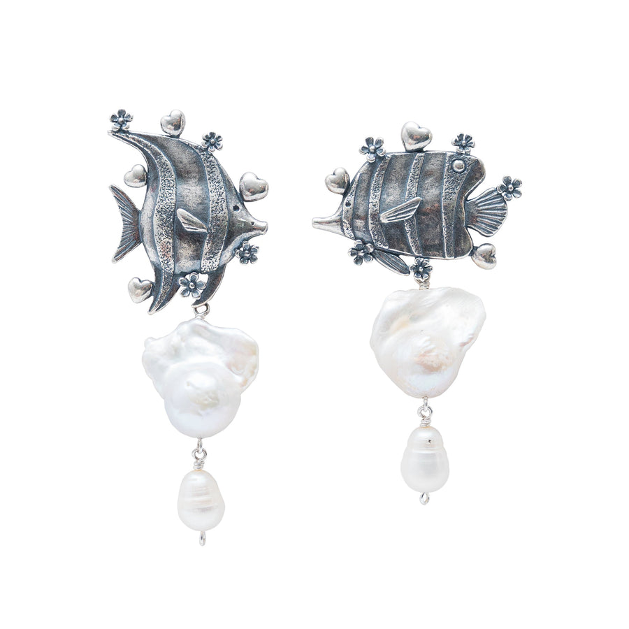 Aretes Peces Nacarados