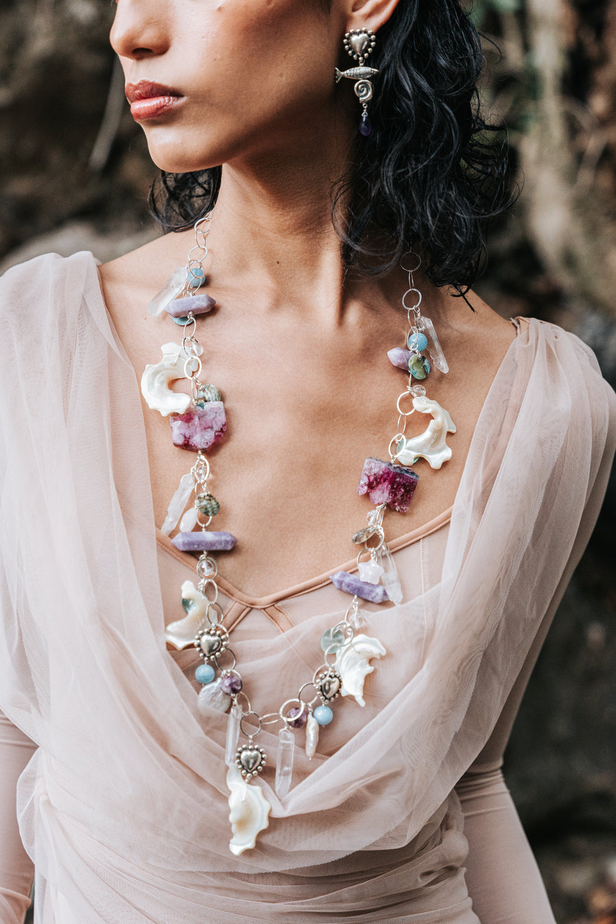 Collar Laguna Rosa
