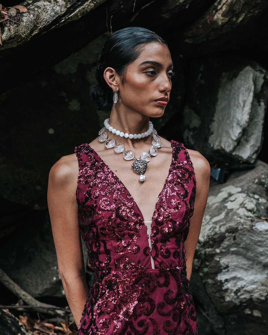 Collar Corazón Marino