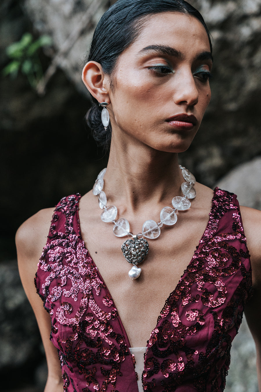 Collar Corazón Marino