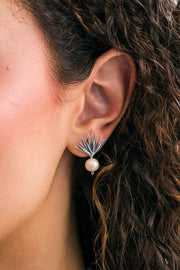 Aretes Agave Blanco