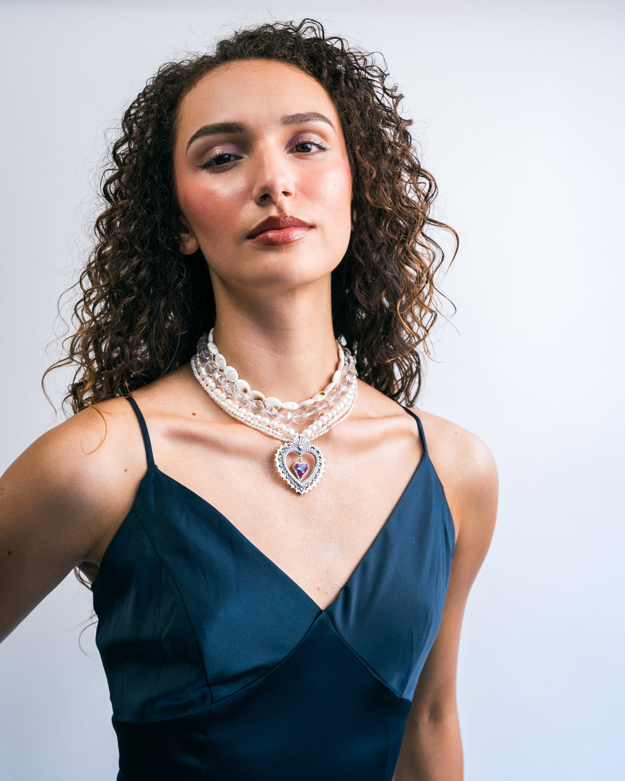 Choker Bordado entre Conchas