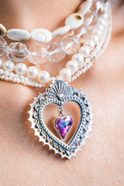 Choker Bordado entre Conchas