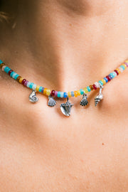 Collar Caracoles Multicolor