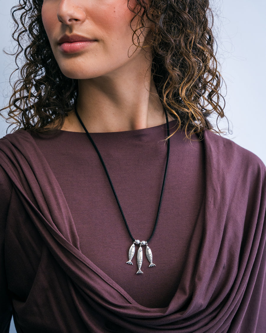Collar Trío de Peces