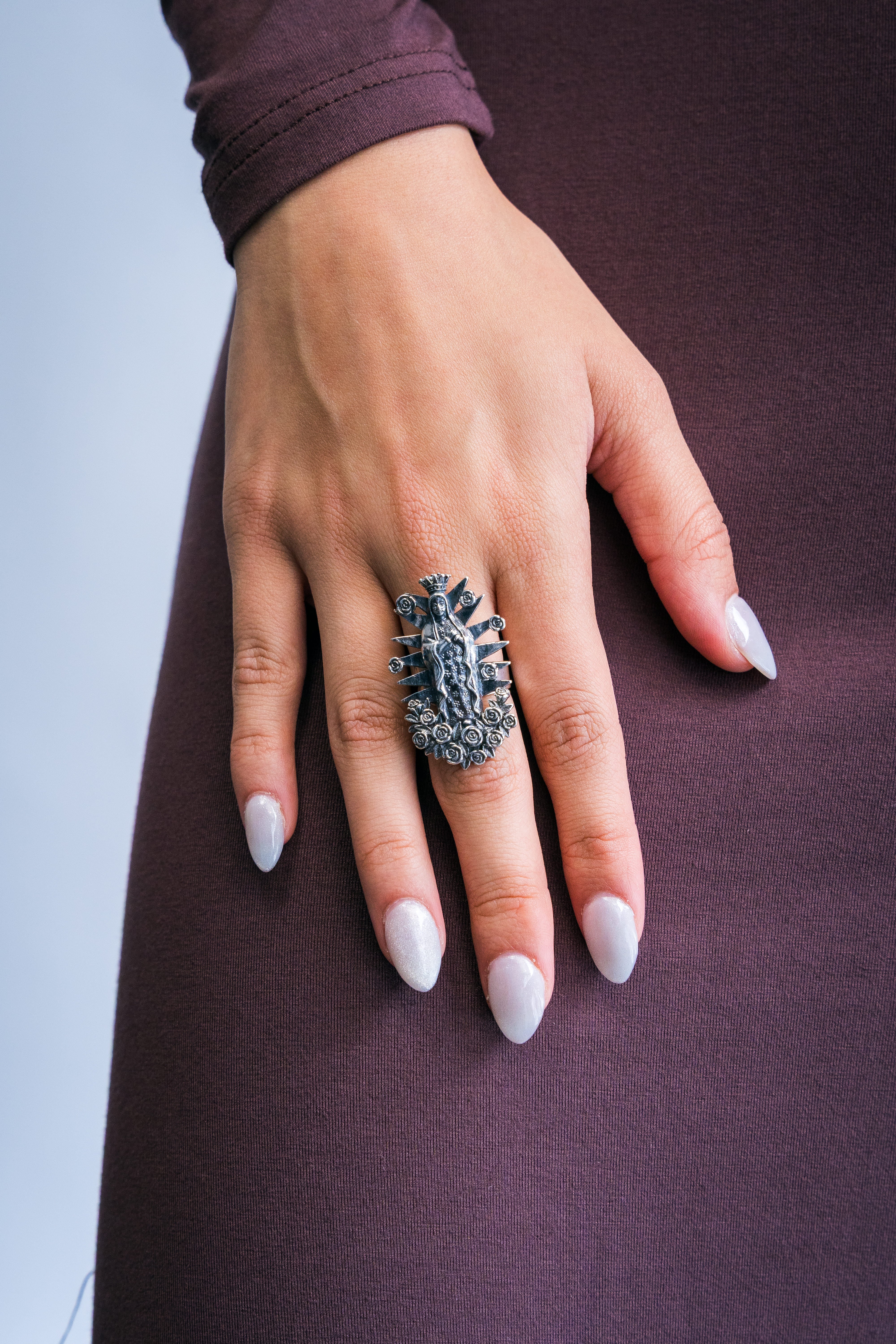 Anillo Virgen con Rosas