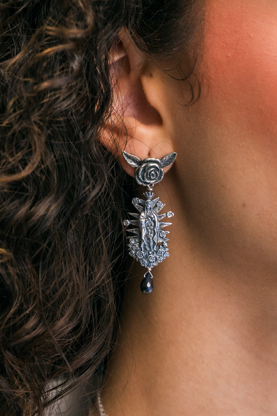 Aretes Rosa Bendecida