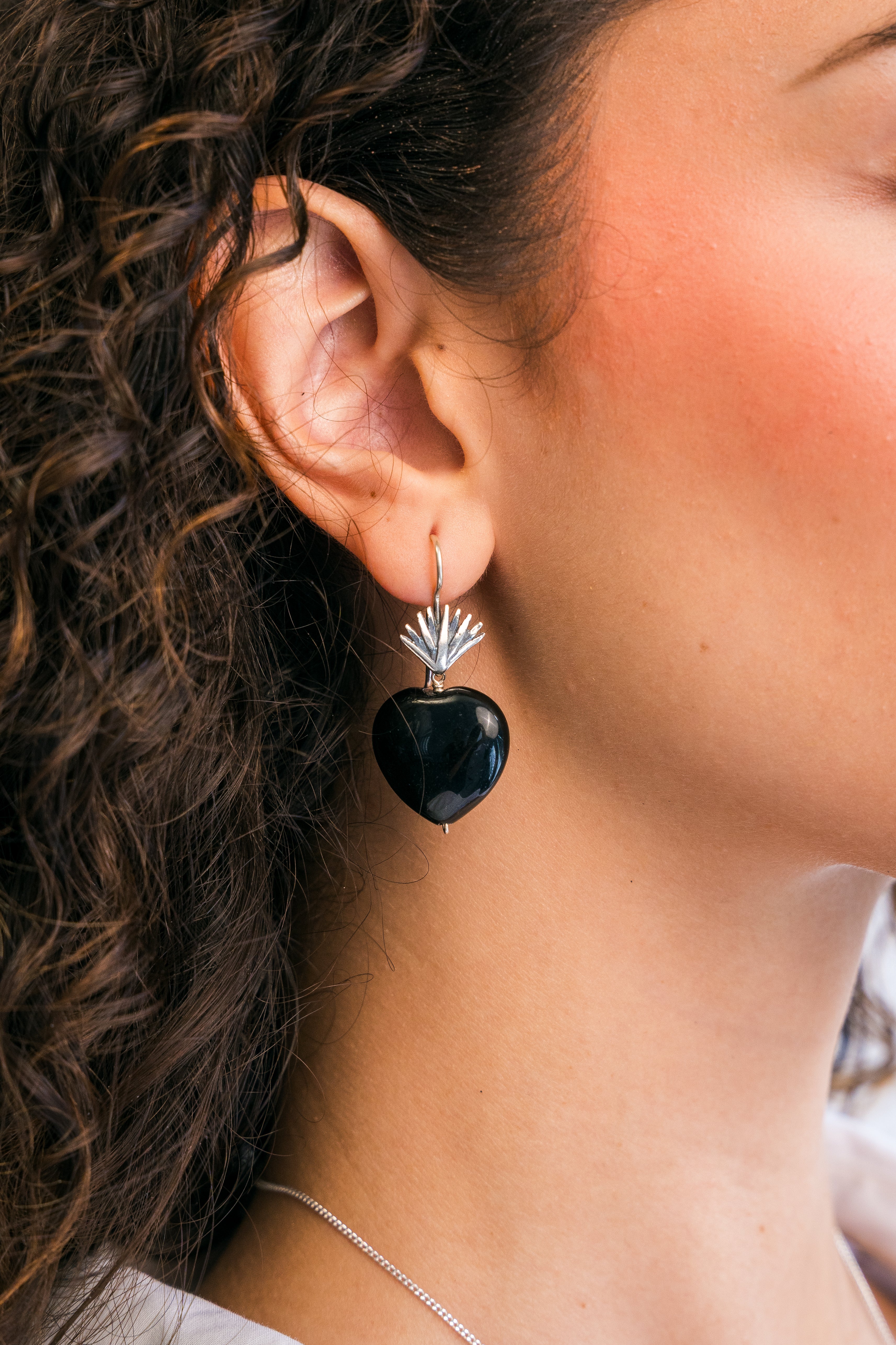 Aretes Corazón de Agave