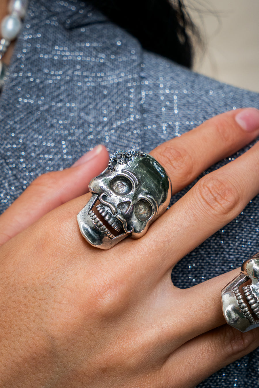 Anillo Tic-Tac Calavera