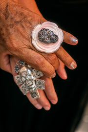 Anillo Rosa Calavera