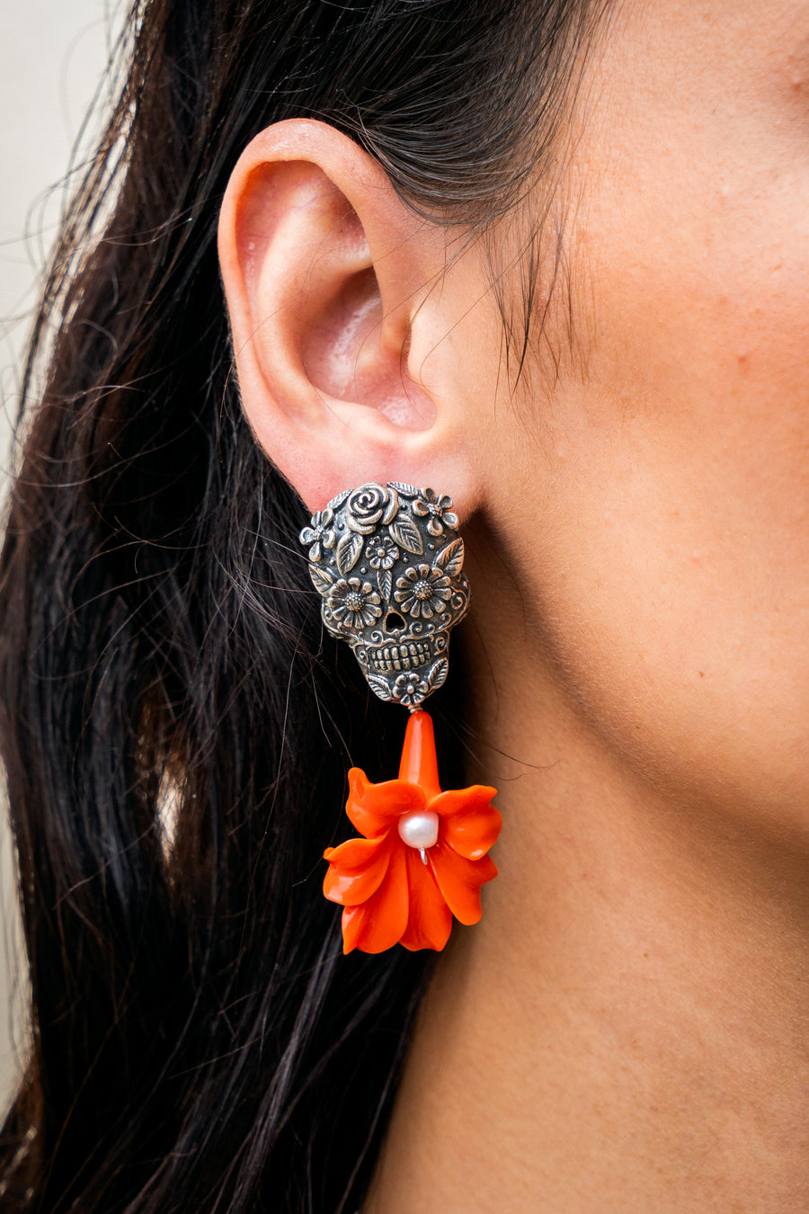 Aretes Calaveritas Primero