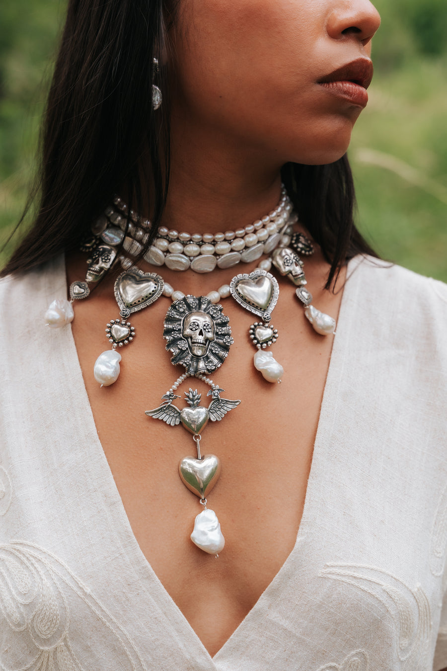 Choker Exvoto de Perlas