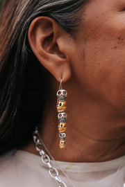 Aretes Cráneos de Sol y Luna