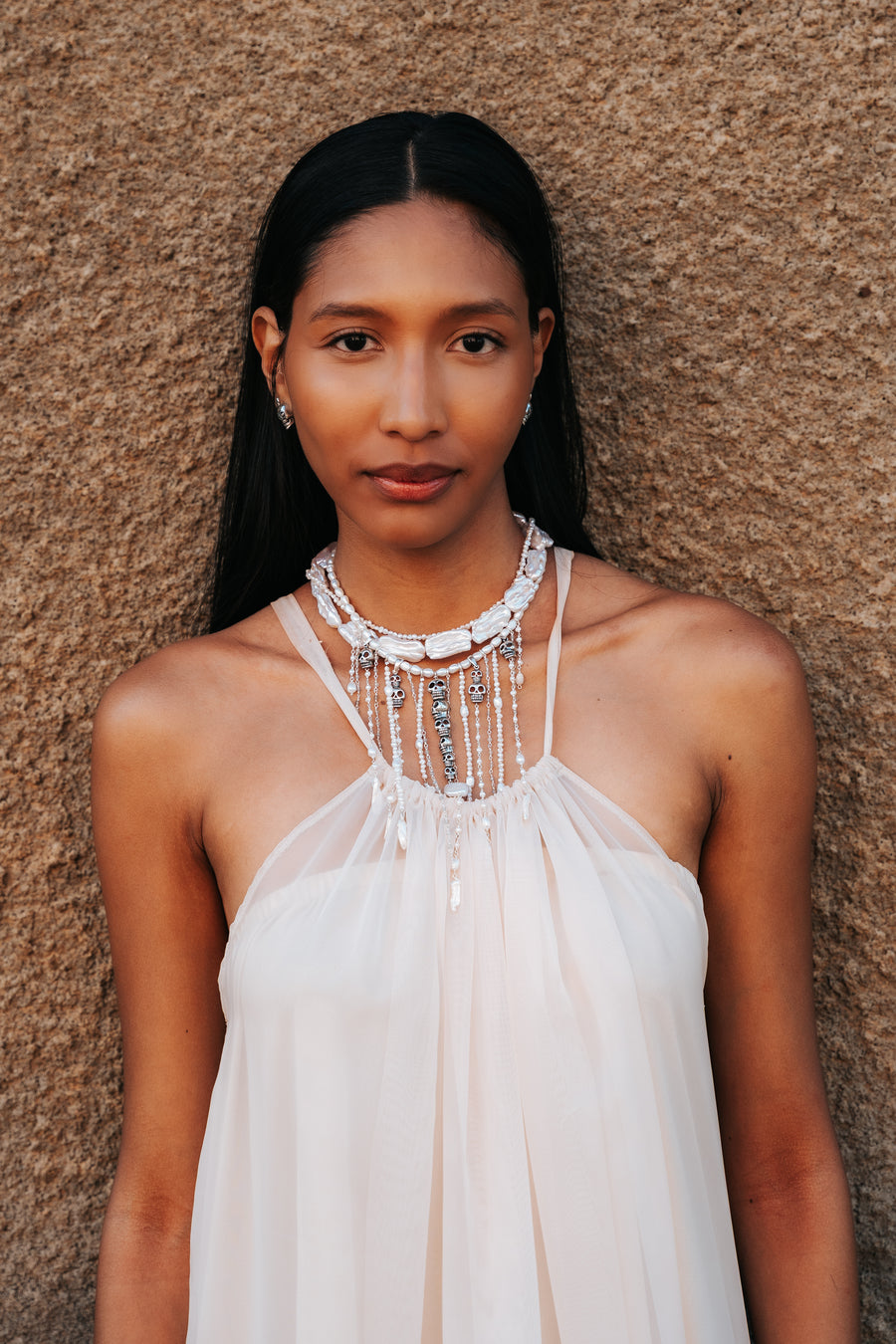 Collar Cascadas de Perlas