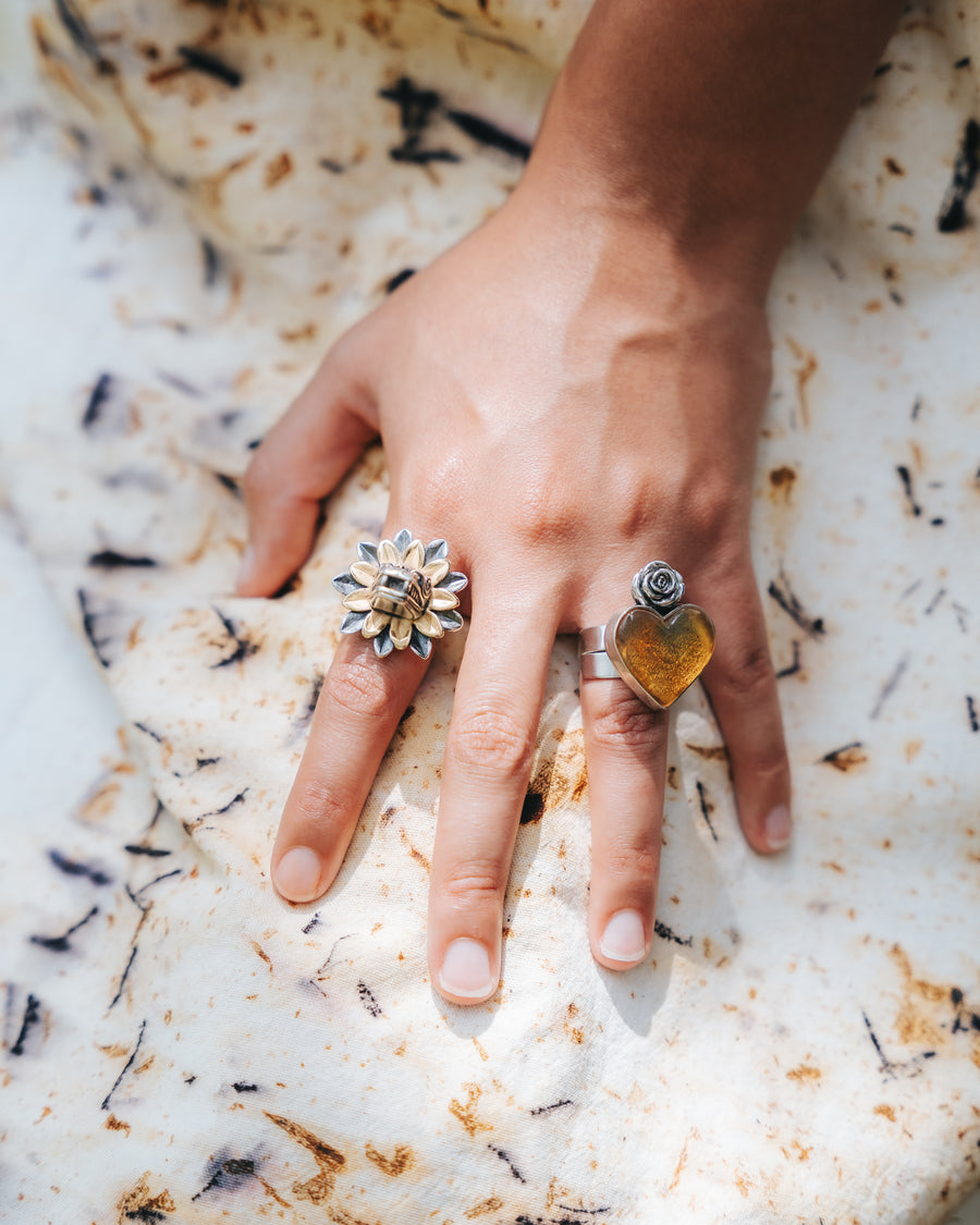 Anillo Rosa Dorada