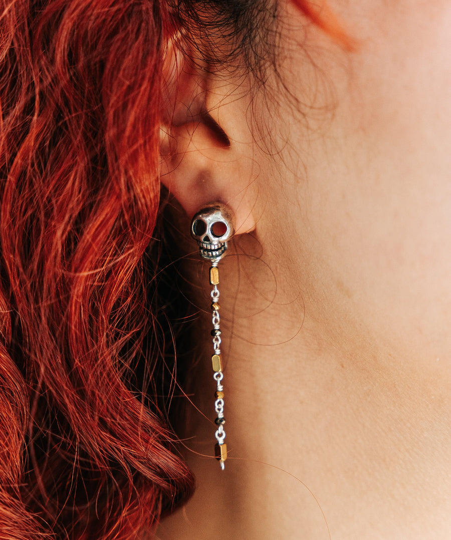 Aretes Cascada Dorada