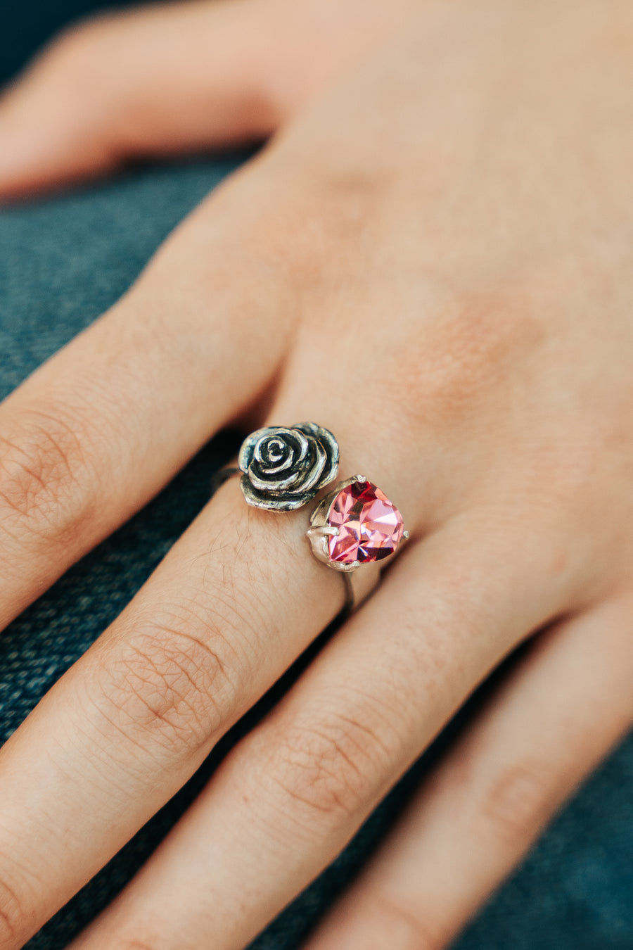 Anillo Rosa Pastel