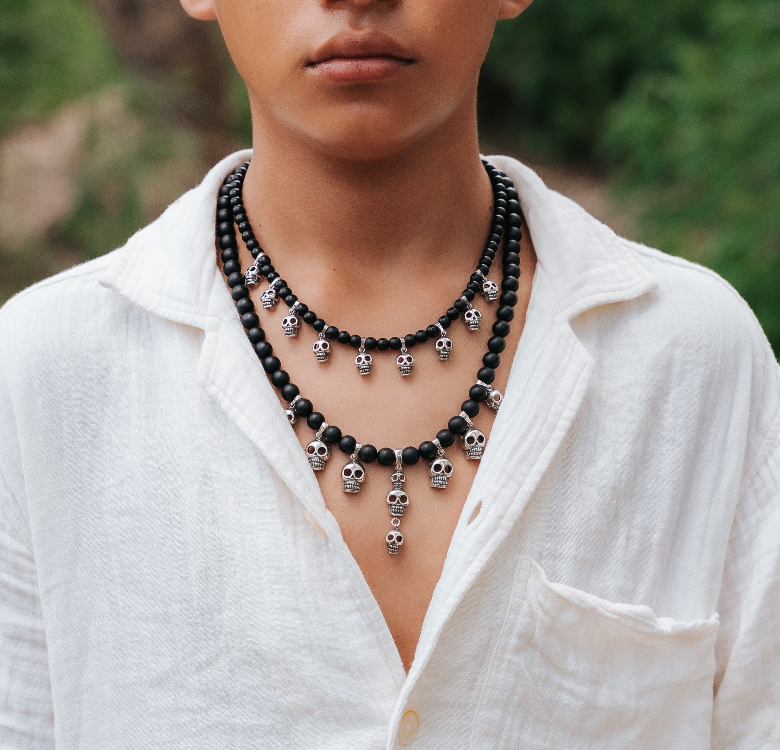 Collar Canto de Obsidianas