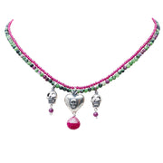 Collar Flor de Terciopelo