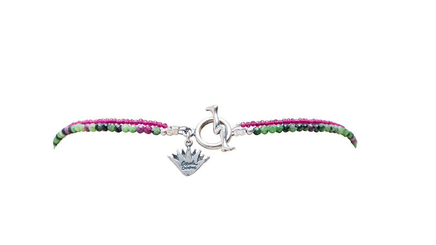 Collar Flor de Terciopelo