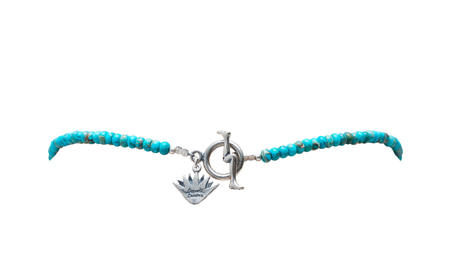 Collar Cráneo de Turquesa