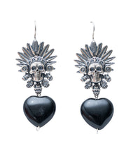 Aretes Penacho Negro