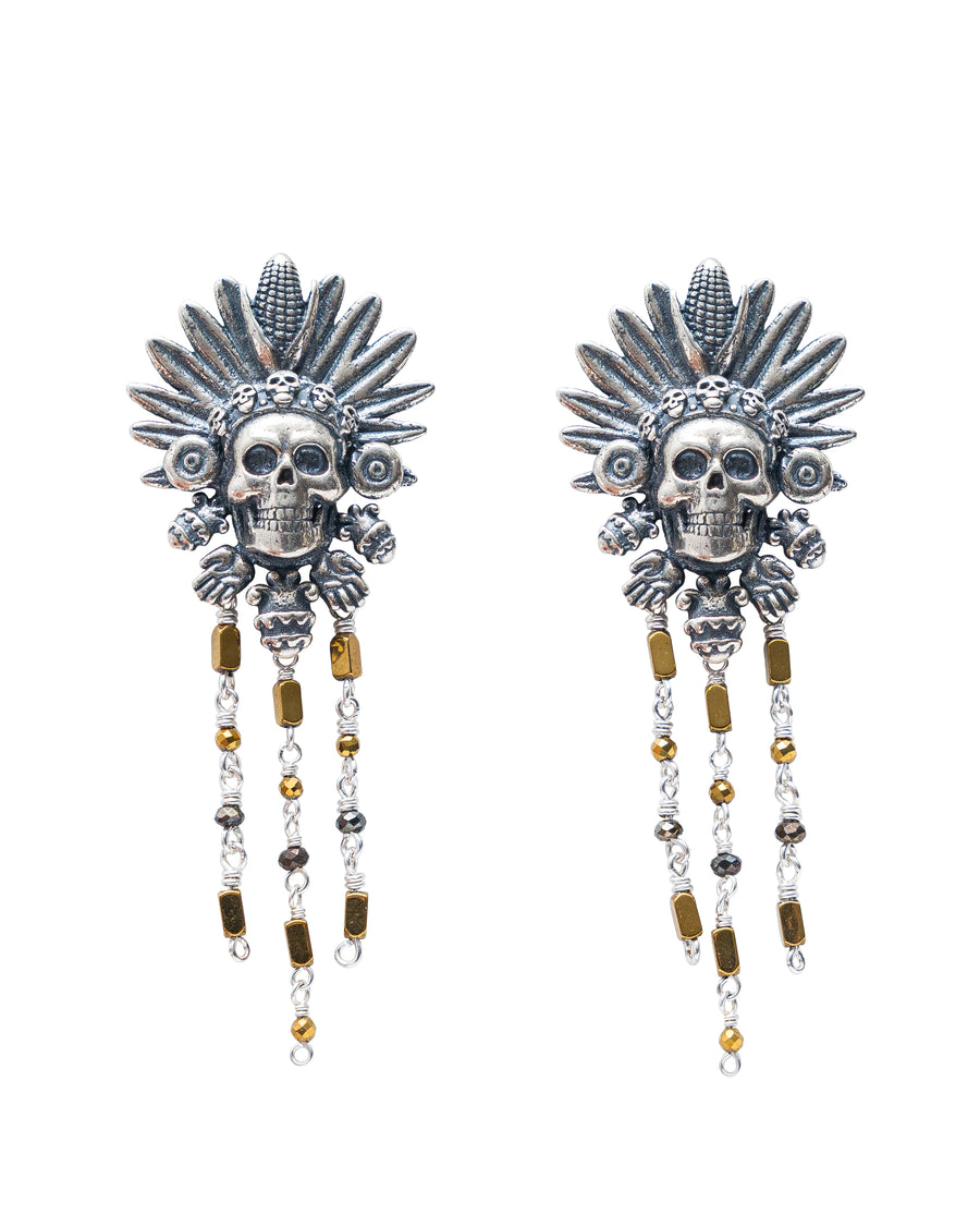 Aretes Lluvia Dorada