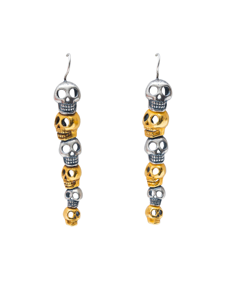 Aretes Cráneos de Sol y Luna