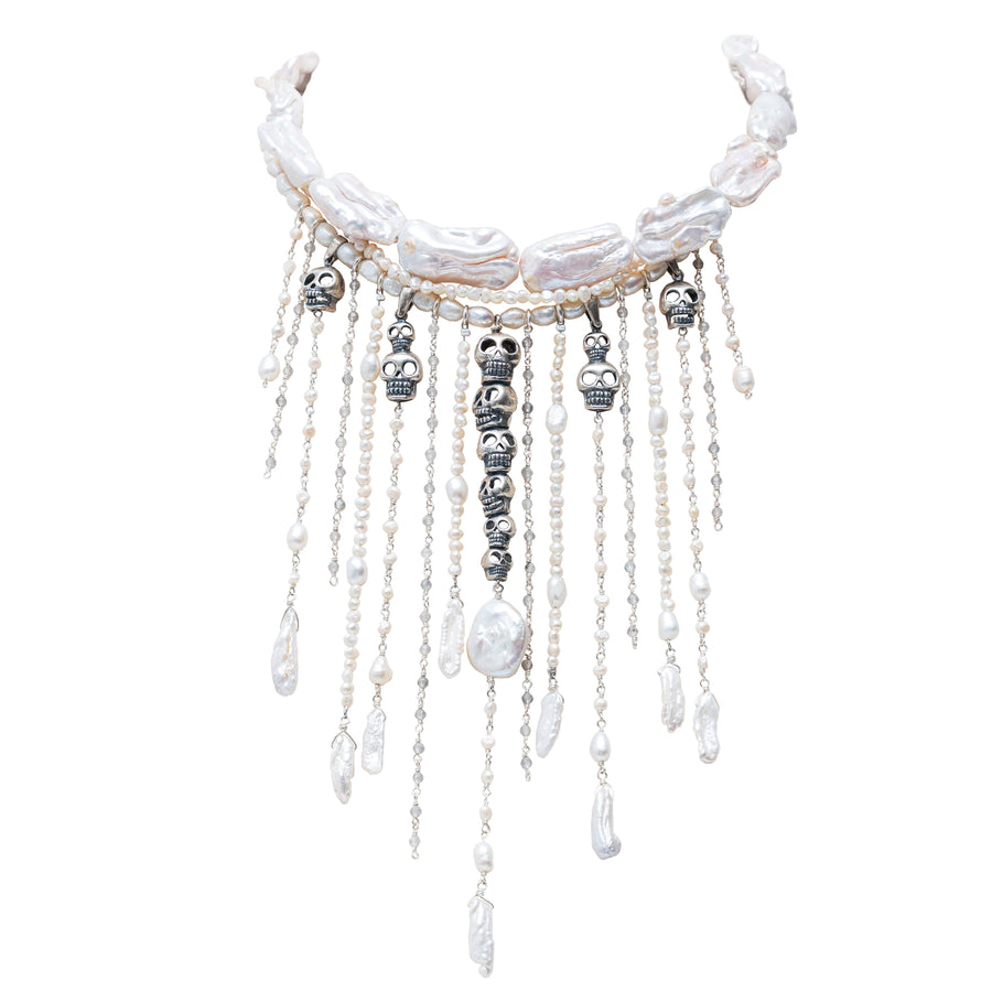Collar Cascadas de Perlas