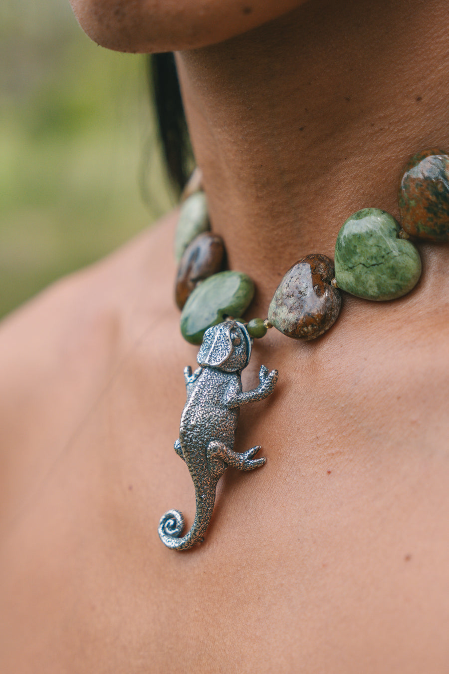 Collar Corazón de Selva