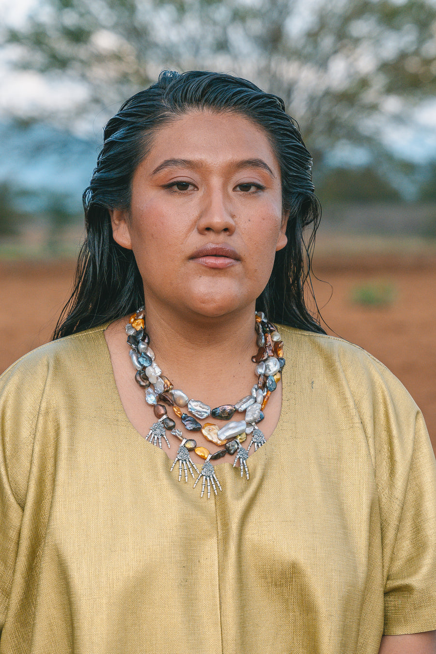 Collar Manos de Oro