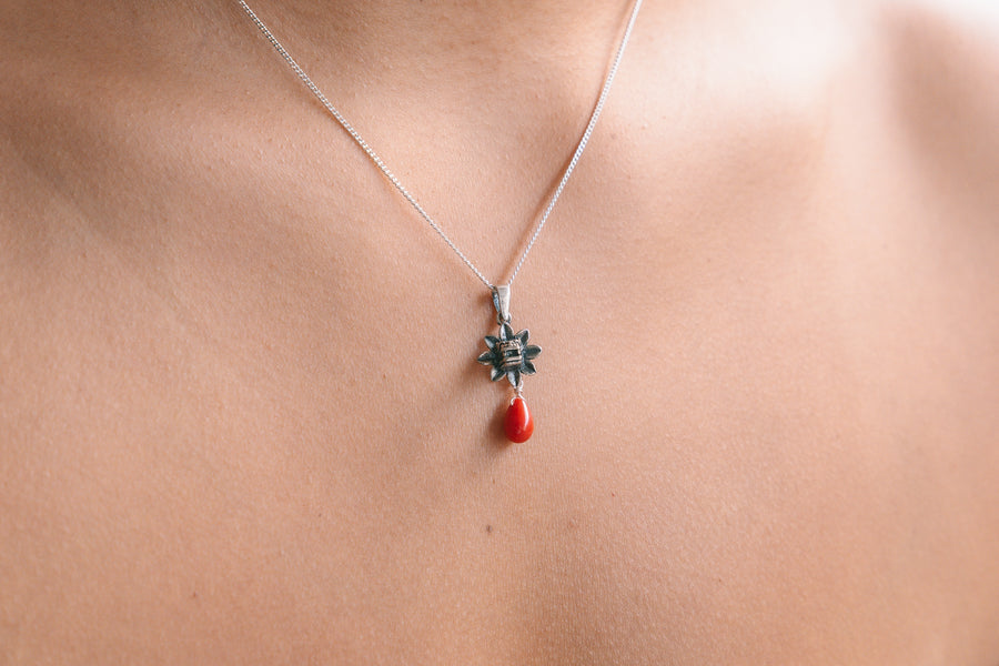 Dije Quetzalcóatl Rojo